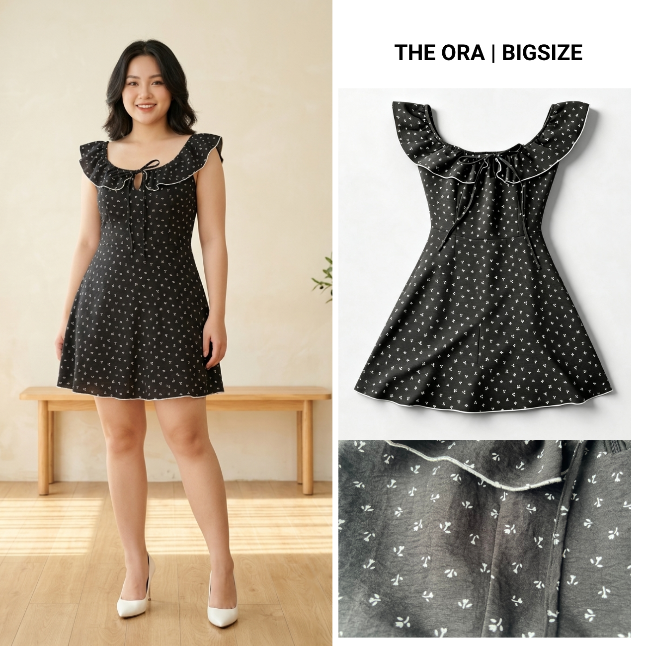 Đầm Bigsize Dainty Flora - thiết kế cao cấp ORA39