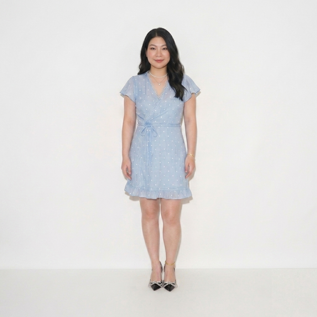 đầm bigsize quấn dáng chữ A